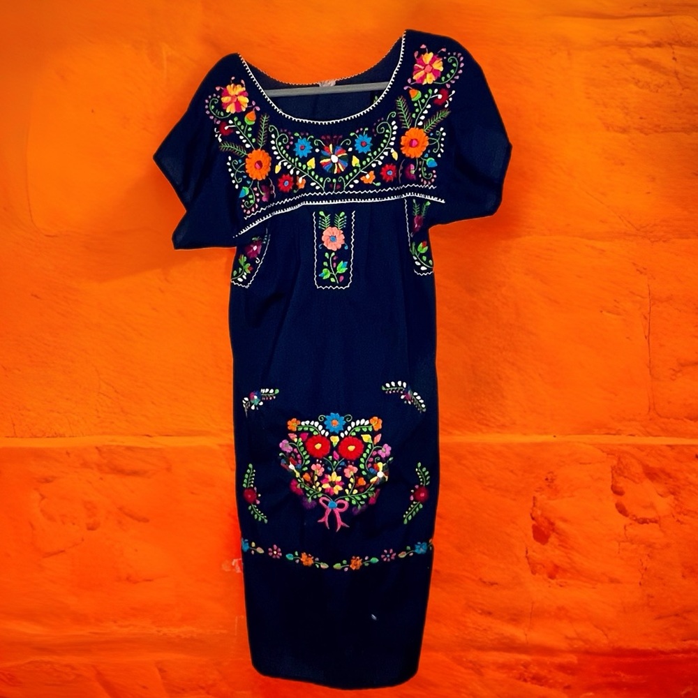 Mexican style Embroidered dress